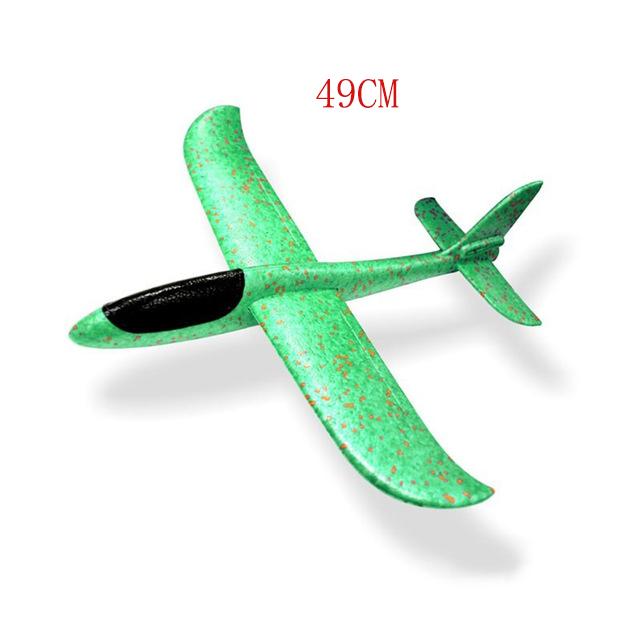 Big Foam Plane Flying Glider Toy Hand Throw Styrofoam Airplane Outdoor Game Aircraft Model Fun Toys aircraft for Kids Boys Gift