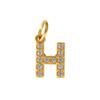 26 English Letter Rhinestone Pendants: European & American Style, 304 Stainless Steel, DIY Earring Accessories