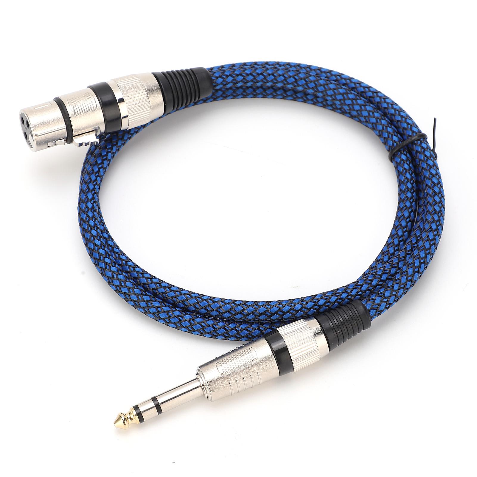 

Audio Cable XLR Balanced Line Oxygen Free Copper Nylon Woven for Mixer Capacitor Microphone(10m 32.8ft )