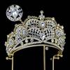 New Elegant High End Elegant Beauty Pageant Bridal Crown Headwear Wedding Headband Crown