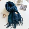 31Colors Fashion Cashmere Scarf for Women Warm Winter Solid Color Double Sided Wraps Neckerchief Poncho Echarpe Pashmina Stoles