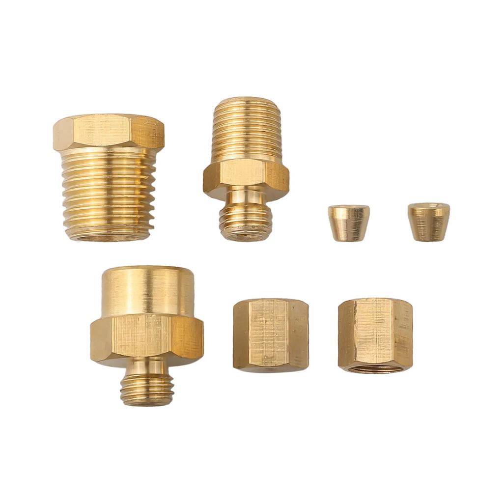 72 Inch Mechanical Oil Pressure Gauge Tubing Kit Copper Oil Pressure Gauge Line Tubing Kit 1/8 Diameter With1/4''/8''NPT
