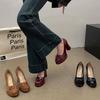Xianfeng fashion high heels annual skirt height and thinness outer wear round head single shoes