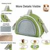 Pet Crossbody Carrier Bag Breathable Ventilated Design Portable Travel Pouch for Hamster Squirrel Hedgehog Sugar Glider Lizard