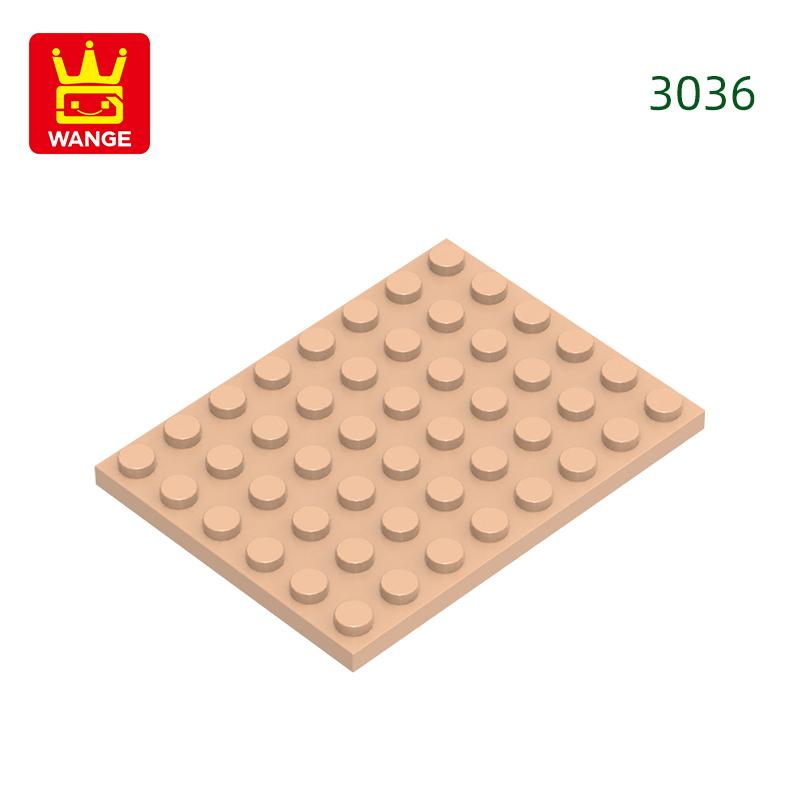 15Pcs/Lot 3036 6x8 Dots Plate Construction Bricks Basic Components Board Blocks Works With all Brand Playthings Ideal For Children Gift Idea Box