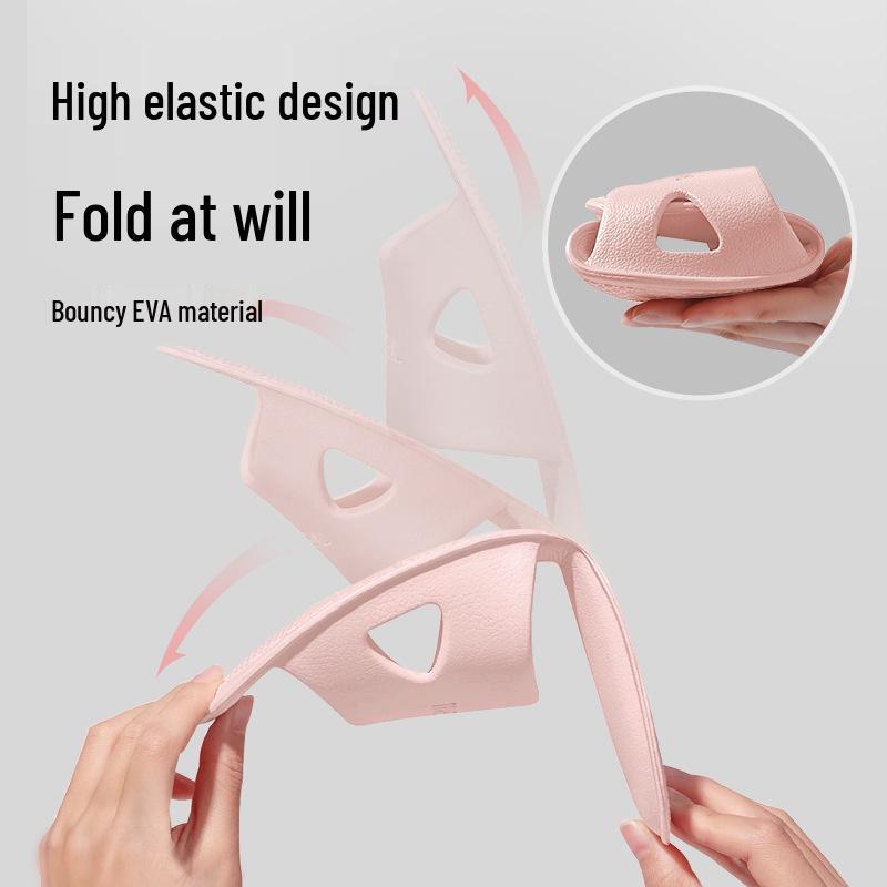 Tragbare Waschbare Rutschfeste Reiseslipper für Gäste