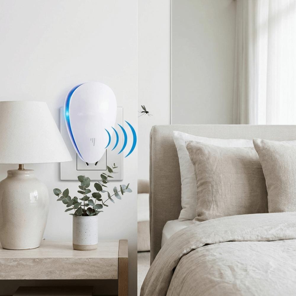 Household Silent Insect Repellent Electronic Ultrasonic Insect Repellent for US/EU/UK Kitchen