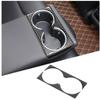 Carbon Fiber Rear Water Cup Holder Panel Trim Cover For Tesla Model 3 -24