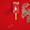 Traditional Fan Design Red Envelope 6/8/10 Cards Frosted Spring Festival Red Wallet Blessing Paper Hongbao