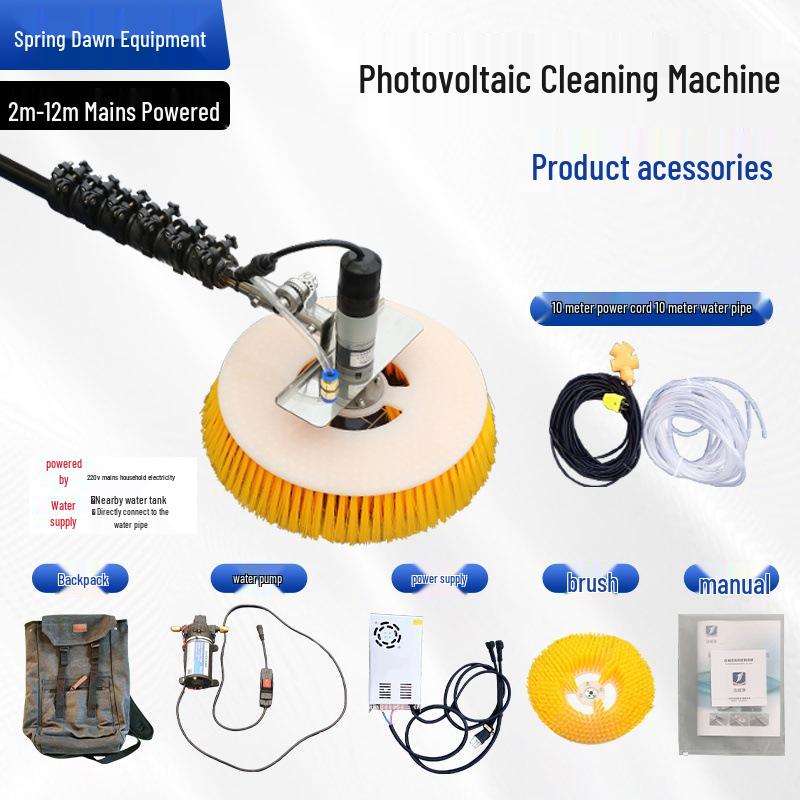 Handheld Telescopic Solar Panel Cleaning Brush