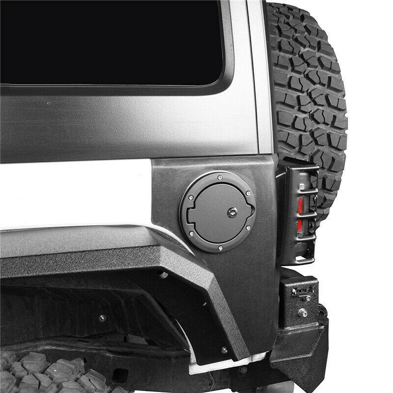 Для Jeep Wrangler JK 07-18 Автомобильная Крышка Бензобака С Замком Алюминиевая Запирающаяся Крышка Топливного Бензобака