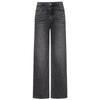MO&Co. Women's Deconstructed Slim-Fit Denim Jeans