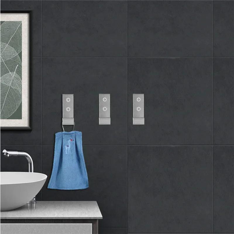 6 stuks Opvouwbare Haken Muur Deur Kledinghaken Aluminiumlegering Roestvrij Muurhanger Kleding Jas Handdoek Kapstokhaken