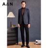 Men's Luxury Silk Cashmere Blend Business Suit Jacket