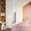 Spiegel-Wachstumstabelle für die Wand Acryl Kinder Messspiegel Höhenmessgerät Kinderzimmer Wanddeko Verkleidungszentrum Lineal Mit