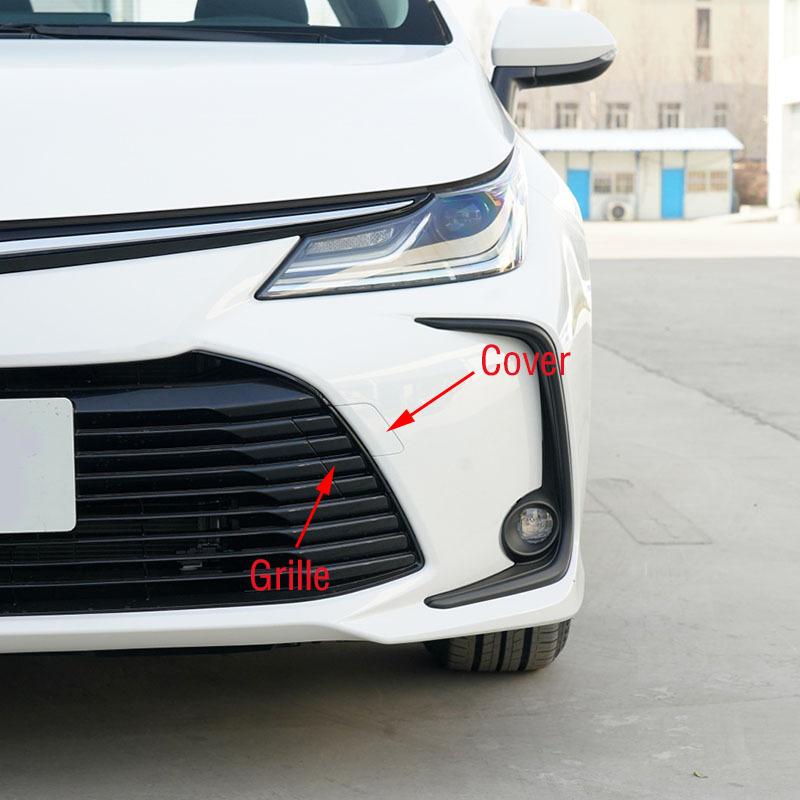 1 Stück Für Toyota Corolla Altis Seadn Auto Frontstoßstange Abschlepphaken Abdeckung Kappe Anhänger Abschleppöse Unterer Kühlergrill