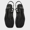 Black Mesh Women Mary Jane Shoes Comfortable Round Toe Fashion Buckle Strap Low Heel Shallow Large Size Daily Light Ladies Pumps
