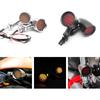 Motorcycle Turn Signal Blinker Lights With Bright LED Beads Waterproof Housing Easy Mounting for Most Bikes
