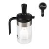 ZISIZ Glass Oil Dispenser with Integrated Silicone Brush