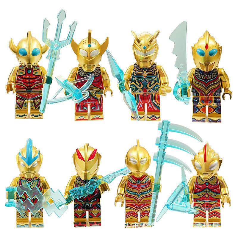 Cross-border Universe Warrior Set Small Particle Building Block Model Puzzle Children for Foreign Trade Toys