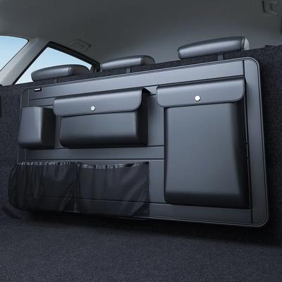 Organizzatori per Sedile Auto ad Alta Capacità con Tasche Regolabili, Scatola Portaoggetti per Sedile Posteriore a 5 Tasche, Organizer per Bagagliaio in Pelle PU, Borsa per la Spesa