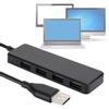 Hub HighSpeed USB3.0 Splitter Laptop 4Port UltraThin Expansion Portable Blue Light
