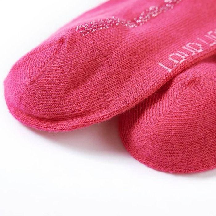 Chaussettes bébé - vidaXL - Rose - 75% coton - Taille élastique - Mixte