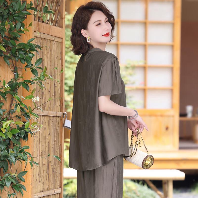 Elegant Women's Summer Short Sleeve Two-Piece Set