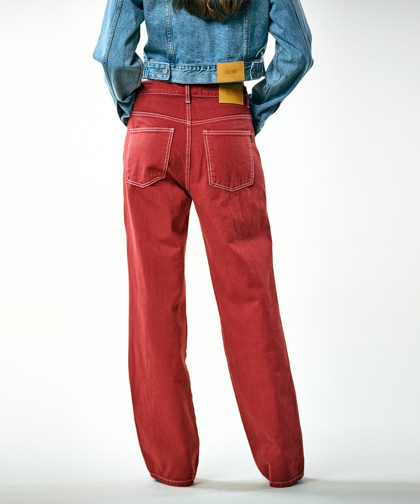 Pillogeulaem Vivid Jun Wide Pants_Red