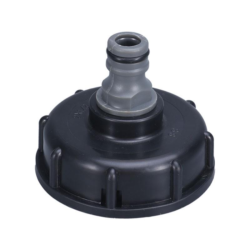 Motorhome Caravan Water Filler Cap iBC Tonne Barrel Adapter withPlastic Small Nipple Connector Garden Connector Water Pipe
