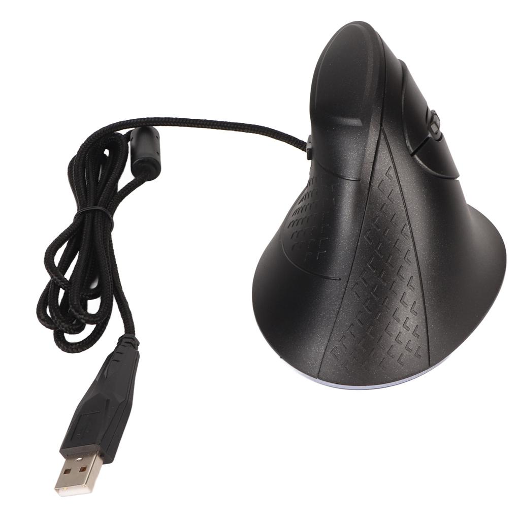 Vertical Mouse 7 Programmable Buttons RGB 11 Lighting Modes Adjustable DPI Wired Ergonomic Vertical Mouse for Game