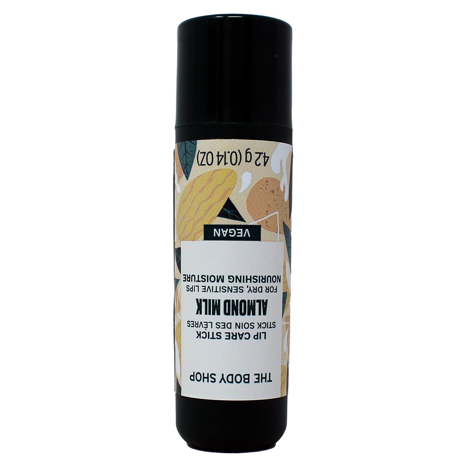 The Body Shop White Almond Milk Lip Care Stick 4.2 G Pack of 1 Nourishing Moisture for Dry Sensitive Lips