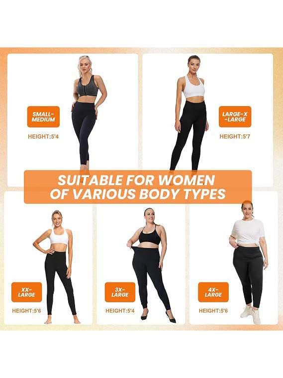 Women's Fleece-Lined High-Waisted Butt-Lifting Yoga Pants for Outdoor Fitness