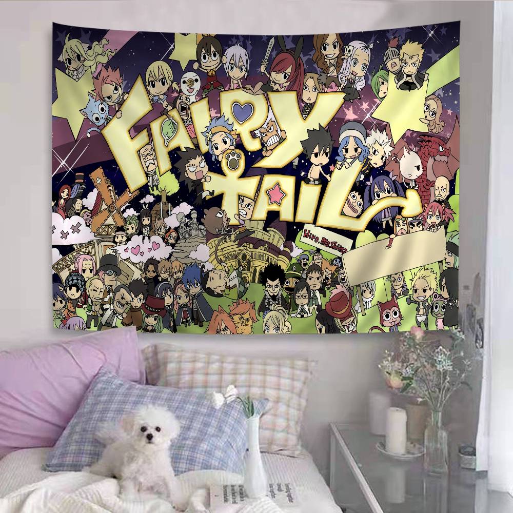 Anime Ffairy Tail DIY Wall Tapestry for Living Room Home Dorm Decor Wall Art Decor