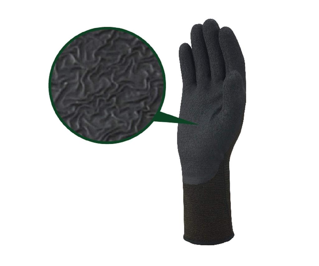 Showa Handschuhe Kauf Arbeit MAMORI 01 Größe Satz Naturkautschuk für Heimwerken und Olivgrün [Großpackung Handschuhe] Griffig, S, 4, Beschichtet, Rutschfest, Transport,