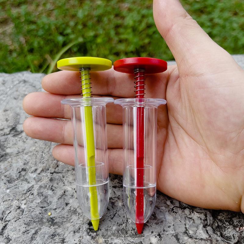 1Pcs Handheld Seed Dispenser, Mini Manual Seeder Tool For Garden Planting, Flower Pot & Garden Bed Essential Gardening Supplies