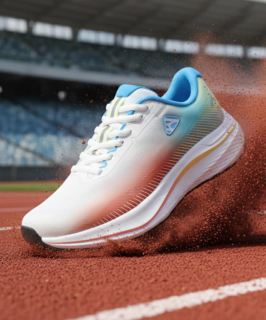 Proworldcup Pwx Second Wind Running Shoes Marathon Walking Sneakers Equipped With Non-Slip Pads White