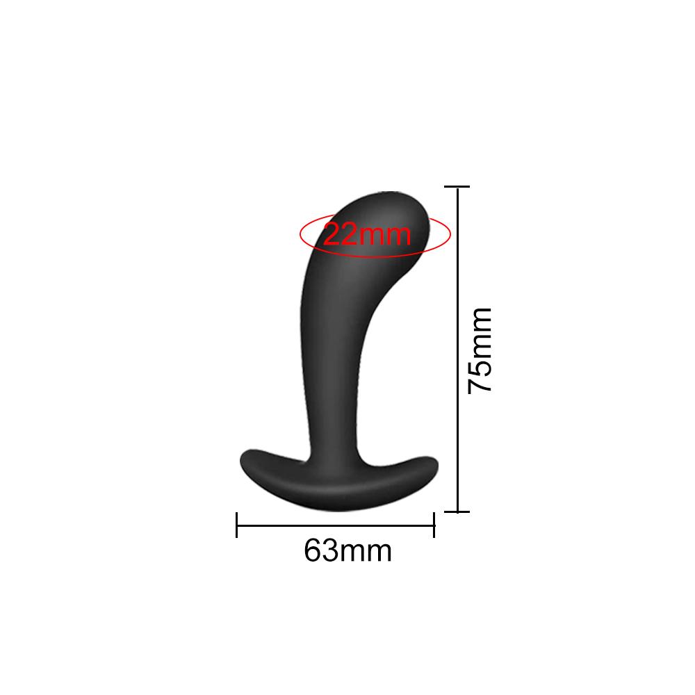 M/L Safe Silicone Anal Butt Plugs Wireless Remote Control Anal Plug Vibrators G-spot Stimulator for Beginners Erotic Toys 18+