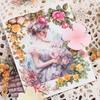 6 Stile Blume Ecke Aufkleber Verpackung DIY Tagebuch Dekoration Aufkleber Album Sammelalbum Tagebuch Dekoration Hintergrund Dekoration Aufkleber