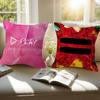 Pop Singer E-Ed S-Sheeran Play Double-Sided Printed Pillow Cover Short Plush Suitable Living Rooms Bedrooms Throw Cushion Cover