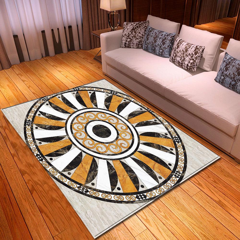 Marble Living Room Carpet Bedroom Dining Room Floor Mat Dimensions