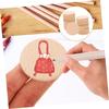 10/20/50/100pcs 3cm Unfinished Wood Slices Round Disc Circle Wood Pieces Wooden Cutouts Ornaments for Craft and Decoration