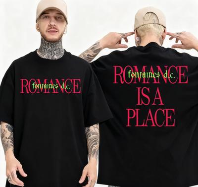 Fontaine Special Zone Romantic Tshirt In The Modern World Male Harajuku Tshirt High Quality Casual Loose Top Cotton Tshirt