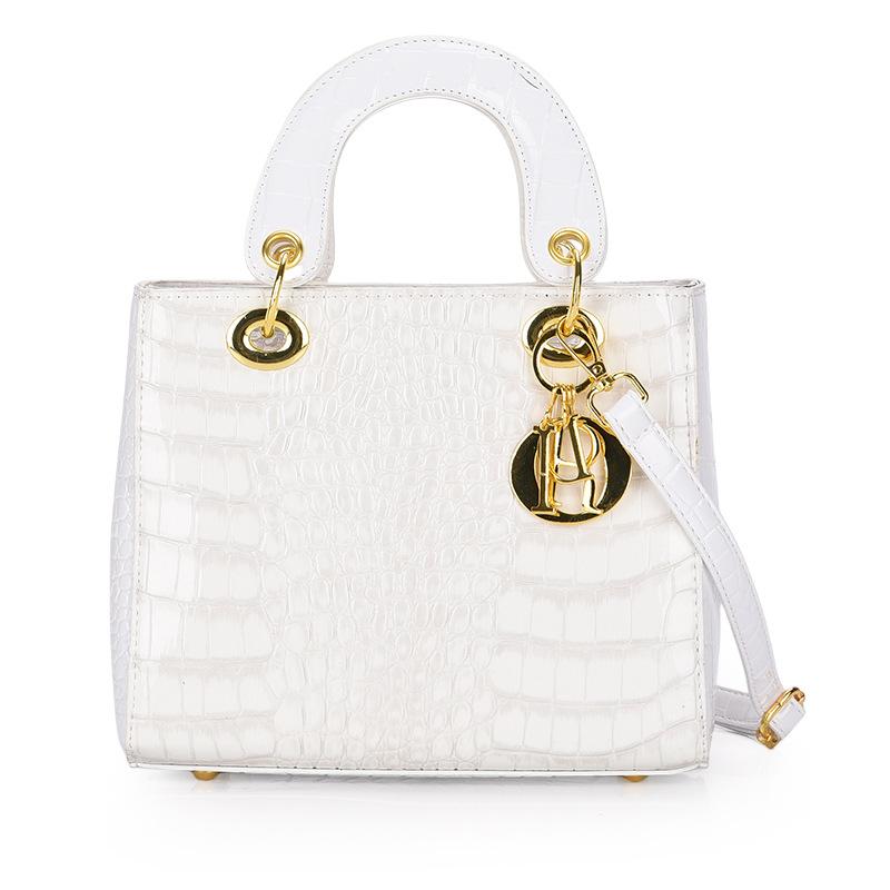Bag Women's High-quality Crocodile Bag Women's Handbag European and American Versatile Fashion Single Shoulder Oblique Span Bag Women