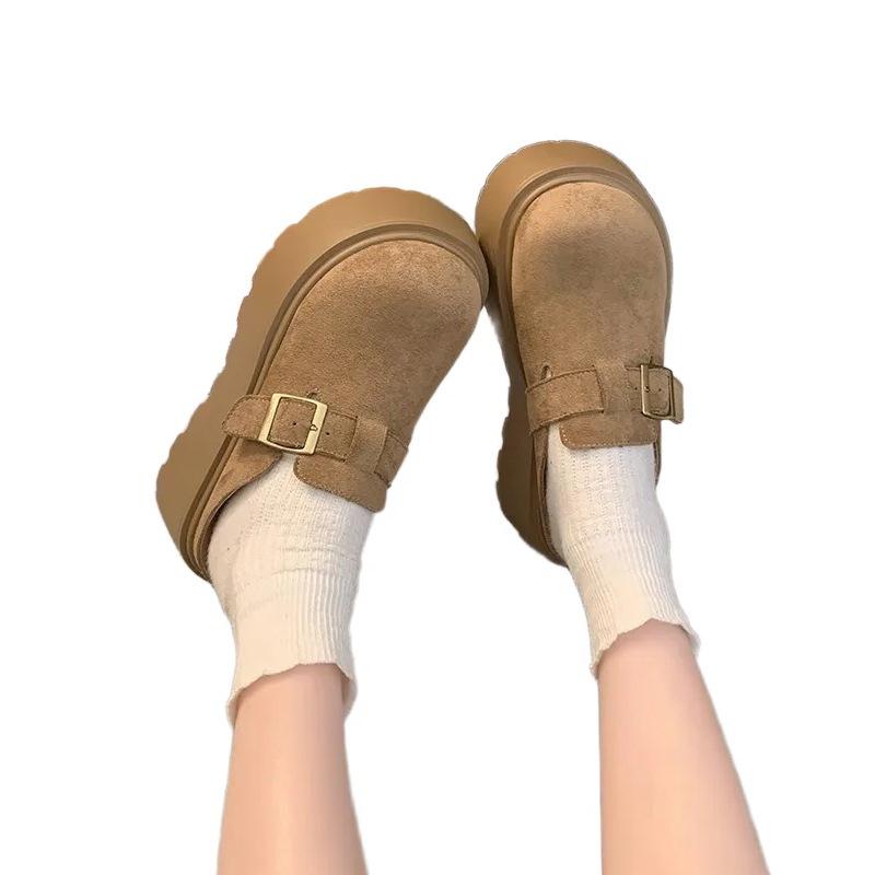Retro bag head half slippers, small Birkenstocks wear new casual lazy cool slippers