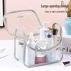 Large Clear PVC Makeup Bag - Waterproof Toiletry Storage Handbag