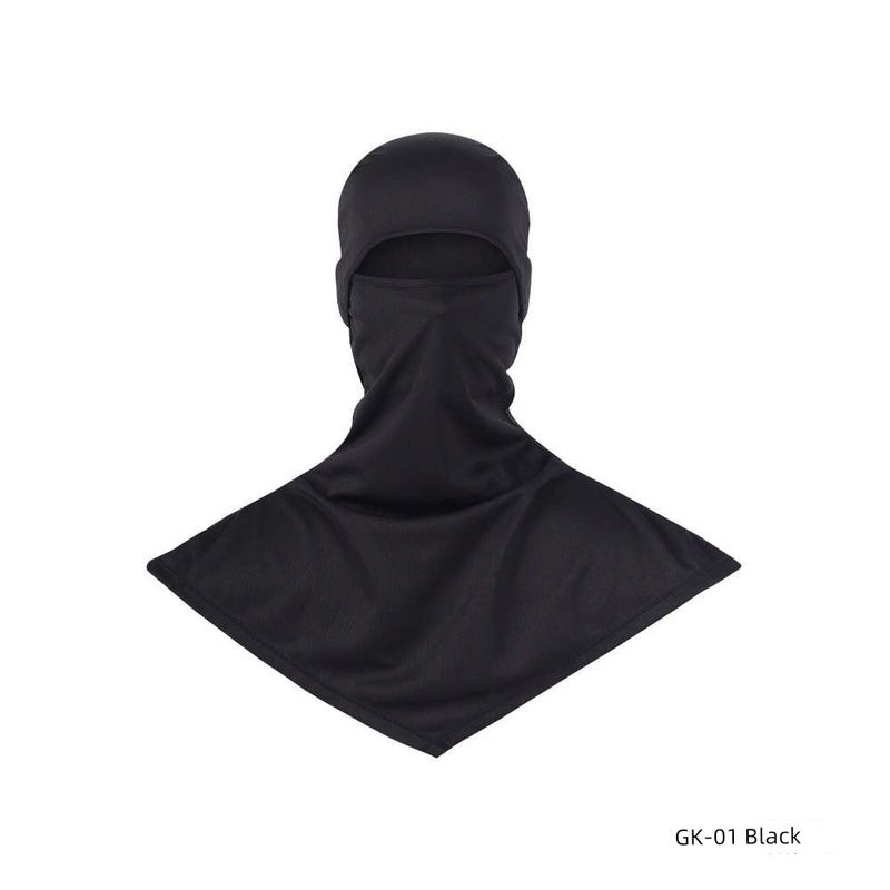 

Cycling Protective Shawl Dry Men and Women Fishing Neck Rui Outdoor Sun-Proof and Breathable East Head Cover. Face Full Wholesale Sweat-Absorbing Mask GK-01 Black All yards