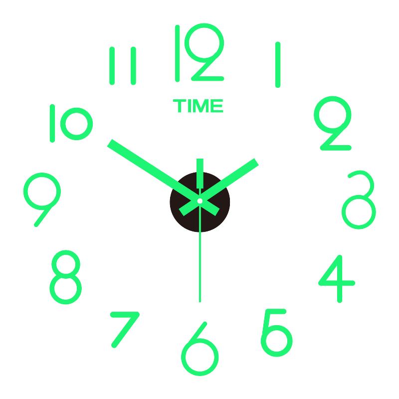2026 Modern Design Large Wall Clock 3D Diy Quartz Acrylic Mirror Stickers Living Room Home Decor