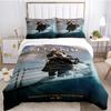 Titanic Romantic Love Duvet Cover Comforter Bedding Set Soft Quilt Cover and Pillowcases for Teens Boy Single/Double/Queen/King