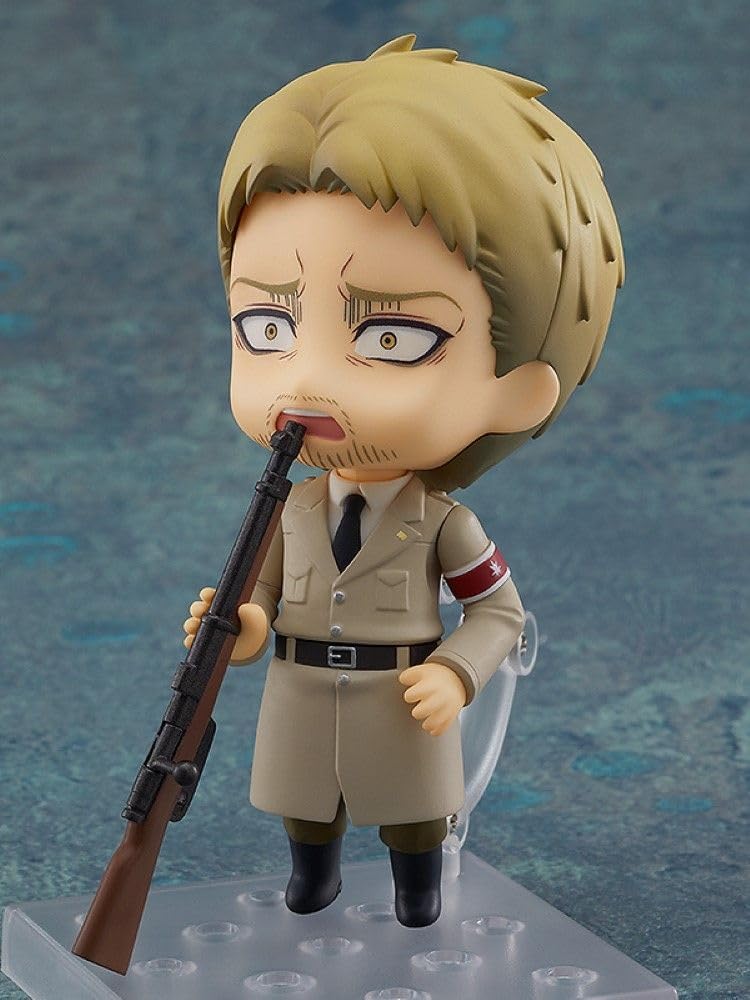 Good Smile Company SMILE Nendoroid Útok na Titány Reiner Braun Malovaná pohyblivá figurka (DOBRÁ SPOLEČNOST) ABS&PVC bez vodního kamene